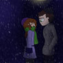 Skyler and Ashlee under the mistletoe gif kinda