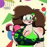 Skylee Toons workout pinup