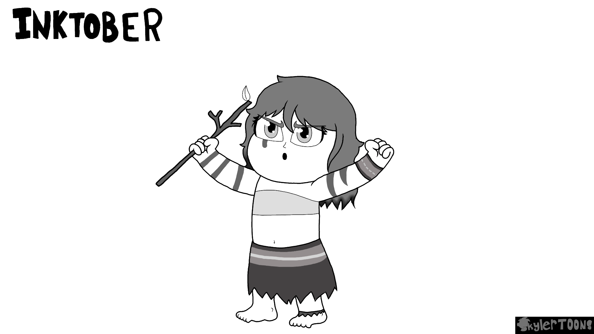 Inktober 18 Amazon Lilli