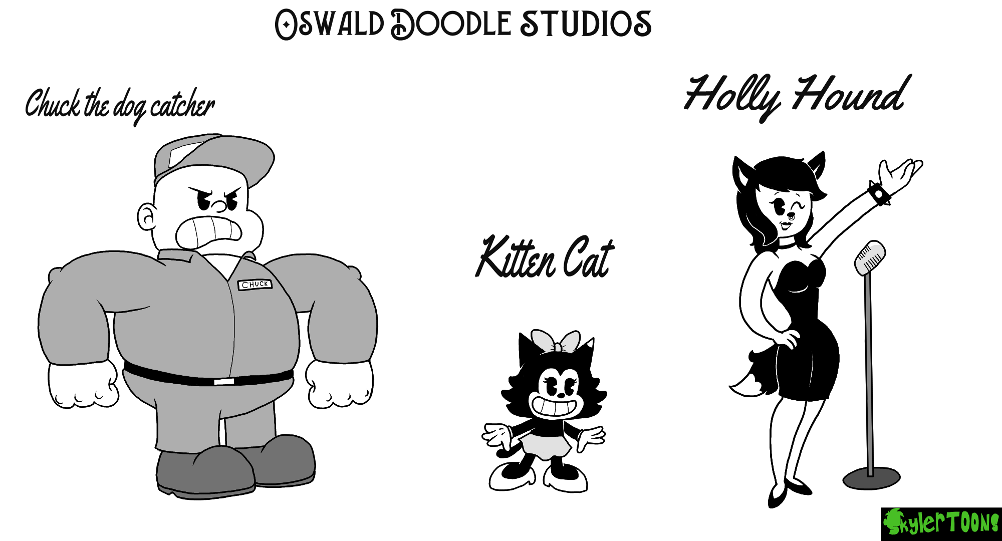 more characters from Oswald Doodle by skylertoons on DeviantArt