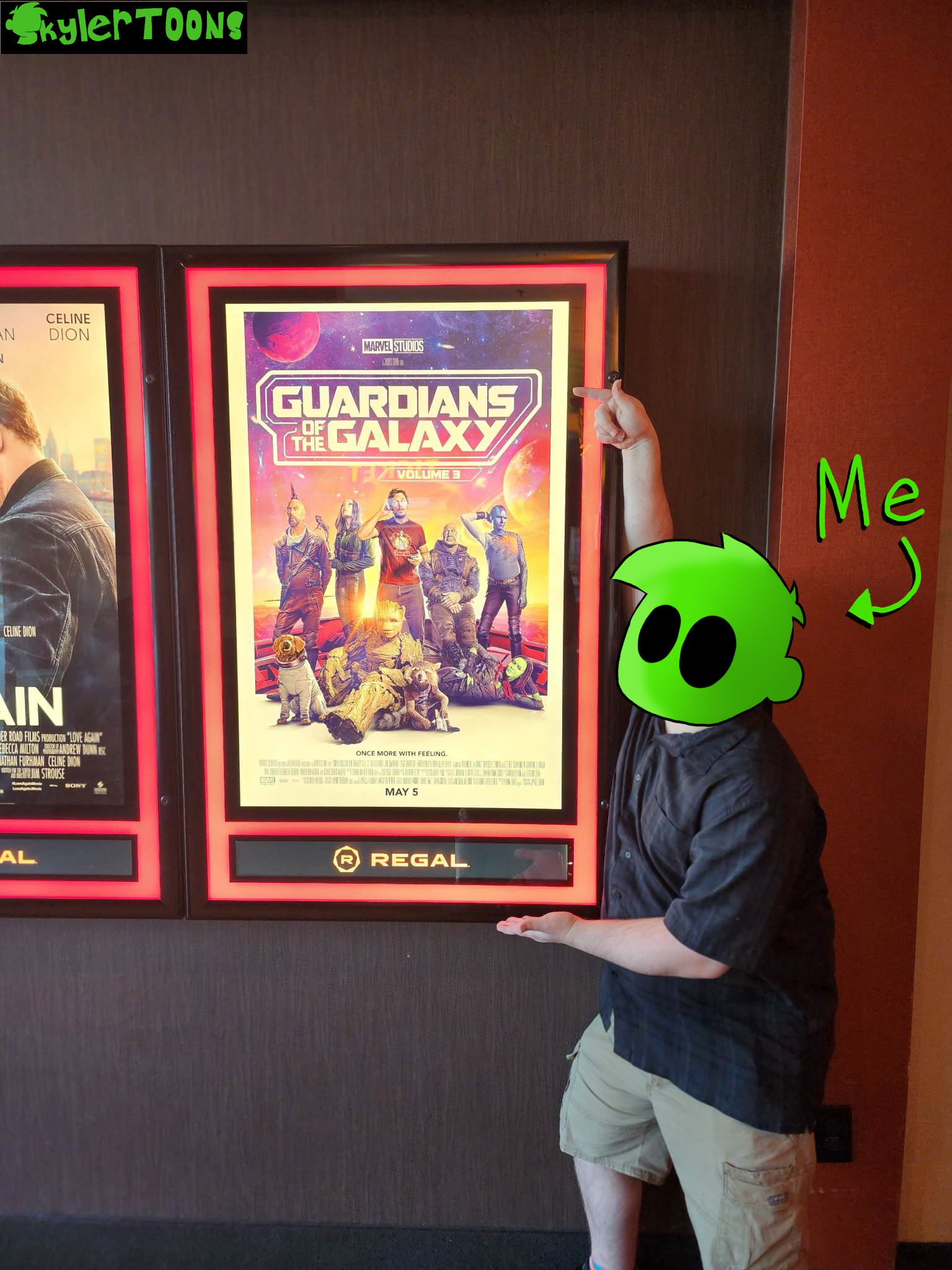 Birthday Boy went to the movies