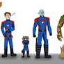 Guardians of the Galaxy 3 in skylertoons style