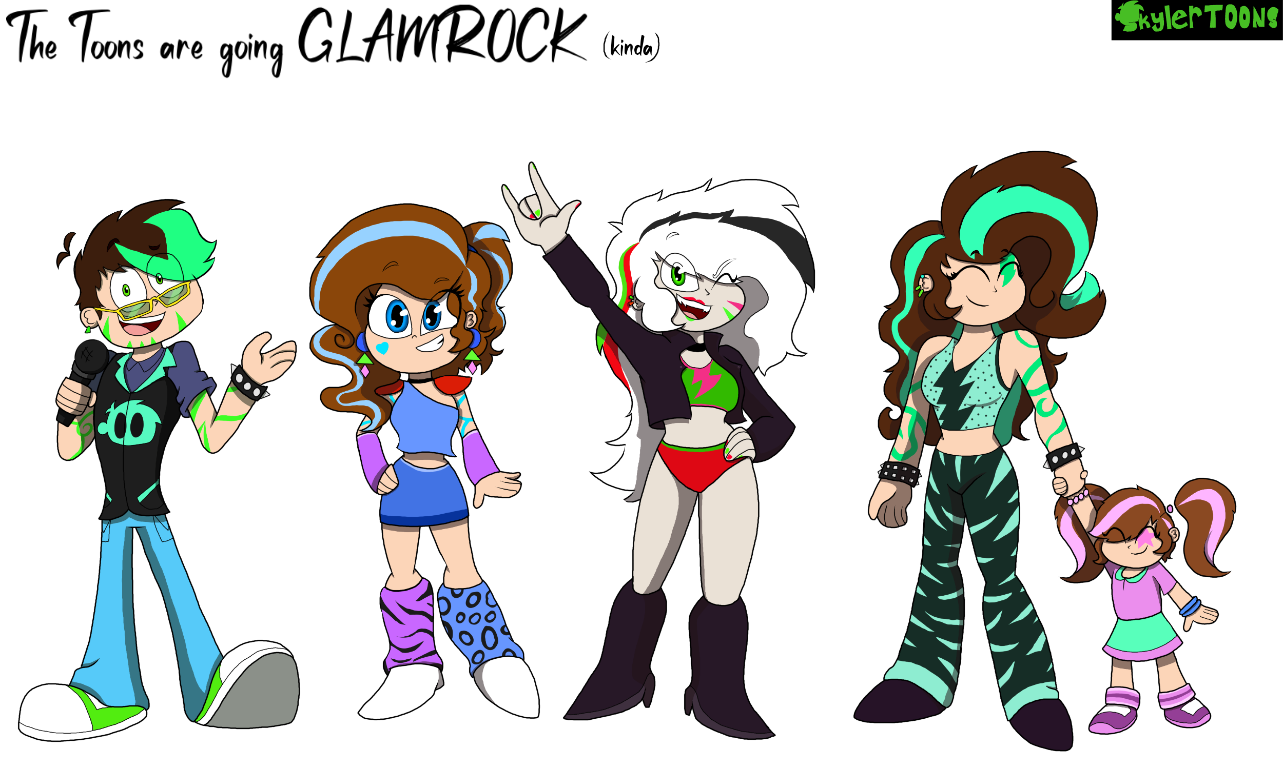 The Toons are going GLAMROCK (kinda)