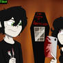 The Coffin of Andy and LeyLey in SkylerToons style