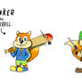 Conker the Squirrel skylertoons style