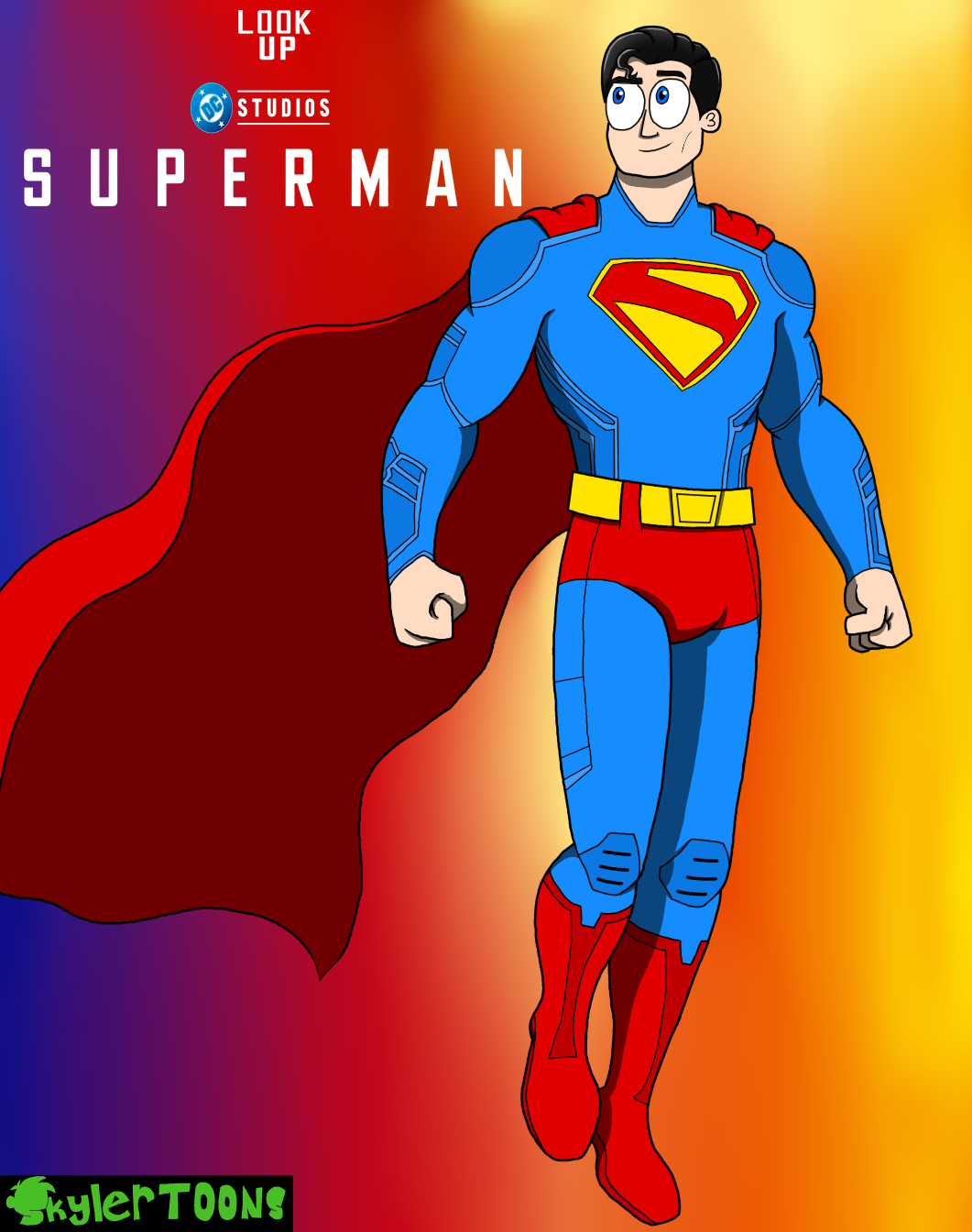 Superman Skylertoons style