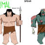 Primal Spear in Skylertoons style