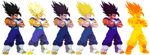 Vegetto Z2 updated + some palettes