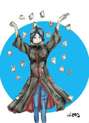 Konan- Origami Queen colored