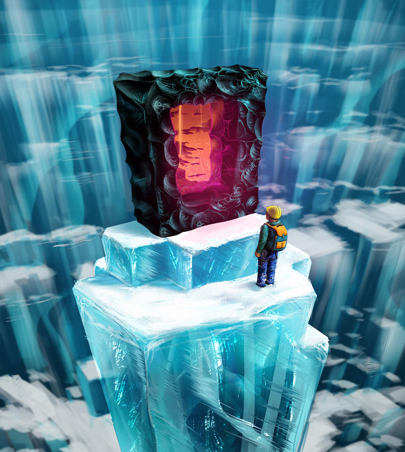 Nether Portrait Nether Portal by LookIHaveAPotato on DeviantArt