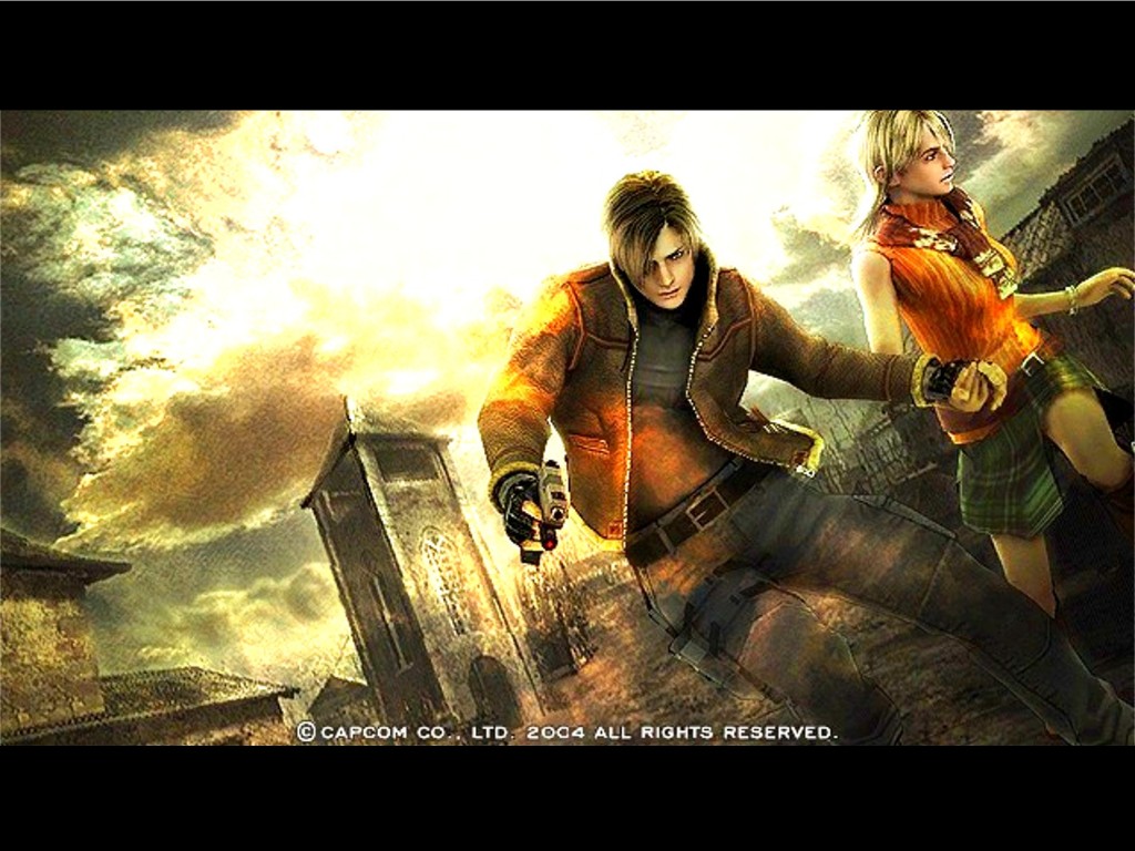 Resident Evil 4 Wallpaper: Leon and Ashley - Minitokyo