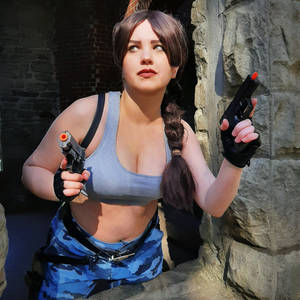 Lara Croft Nevada cosplay : Tomb Raider 3