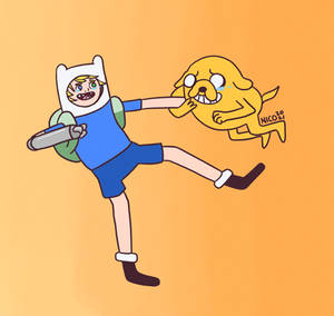 Finn and Jake from Adventure Time