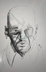 Nick Fury 20min Sketch