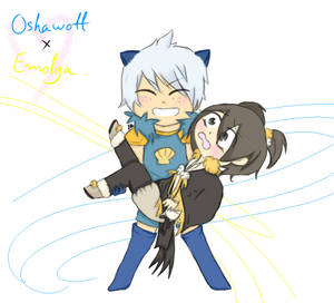 POKEMON GIJINKA: Oshawott X Emolga