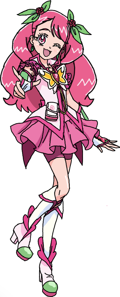 Cure Grace in Yes! Pretty Cure 5 GoGo style