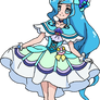 Cure Fountaine in Tropical Rouge Precure style