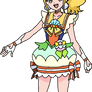 Cure Sparkle in tropical Rouge Precure style
