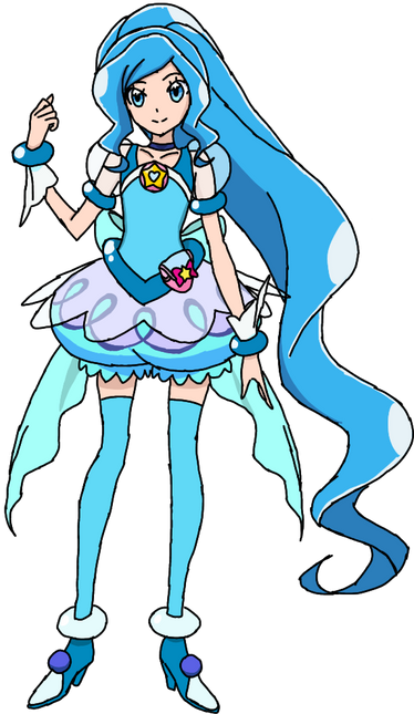 Cure Fountaine in Star twinkle precure style