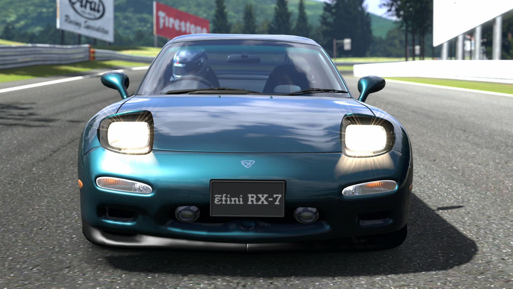 Mazda Rx7 Green (2) by iby786x on DeviantArt