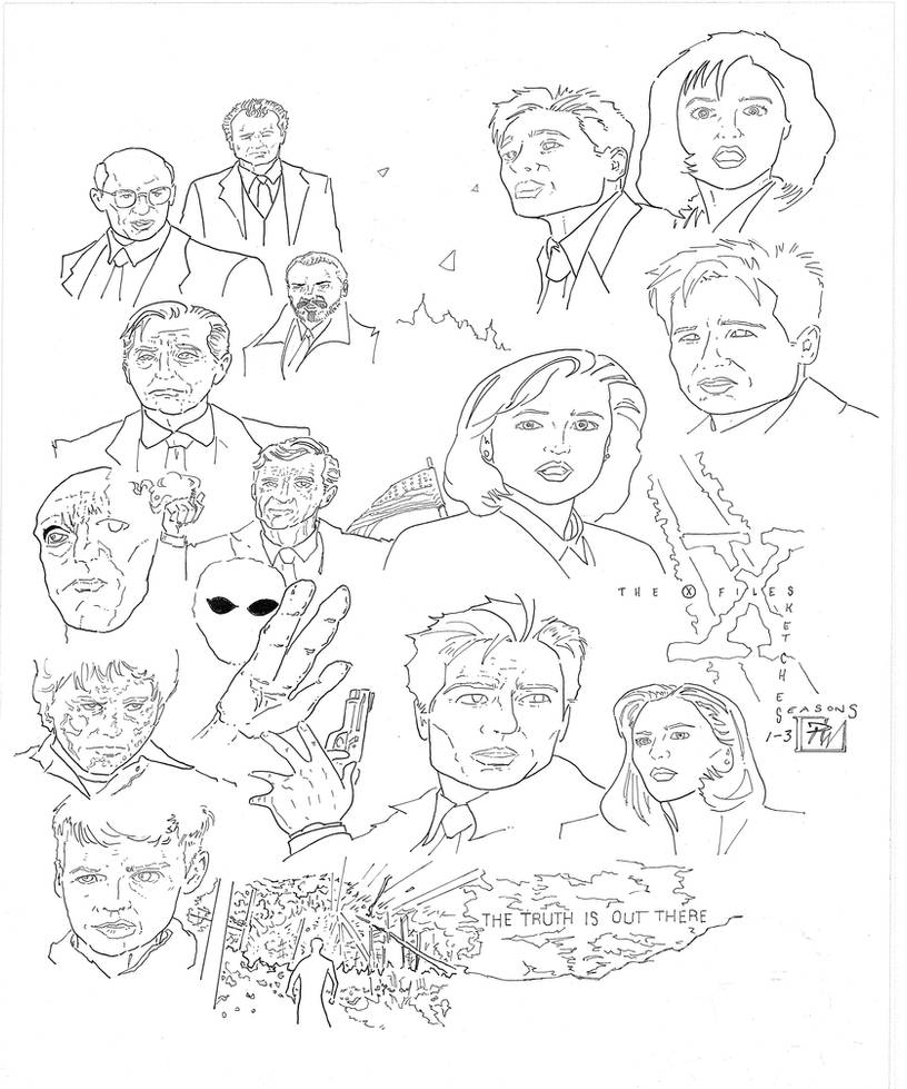 X Files Simple Graphics X-Files (Seasons 1-3) by PWylieCoyote on DeviantArt