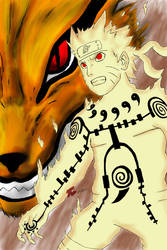 Nine tails Chakra Naruto