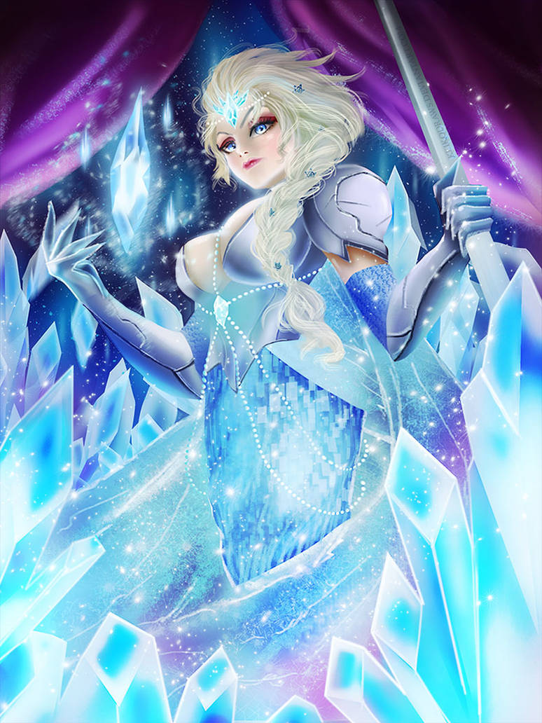 Dark Ice Queen Elsa (Frozen) by keikodraws on DeviantArt