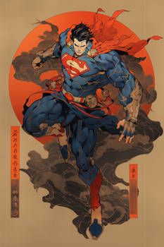 Superman Ukiyo-e