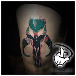 DL Boba-fett Mandalorian skull