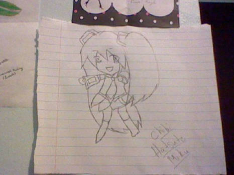 Chibi Hatsune Miku drawing