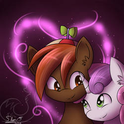 Button Mash and Sweetie Belle