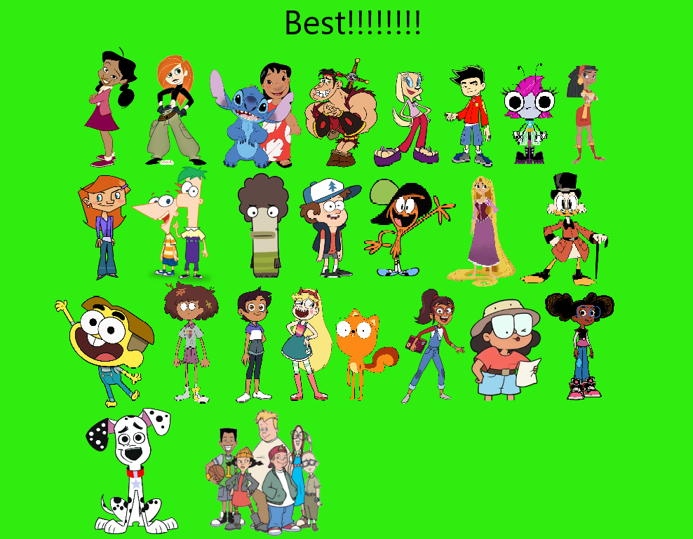 My Best To Worst list Disney Channel Characters by julinhakawaii on ...