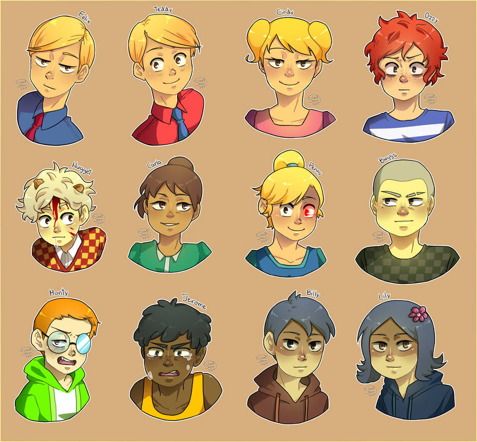 Kindergarten 2 Characters + Speedpaint by SilentSnow777 on DeviantArt