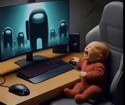 Crying Npc Computer Baby Crying Over Amongos Computer by TSGDoesStuff on DeviantArt