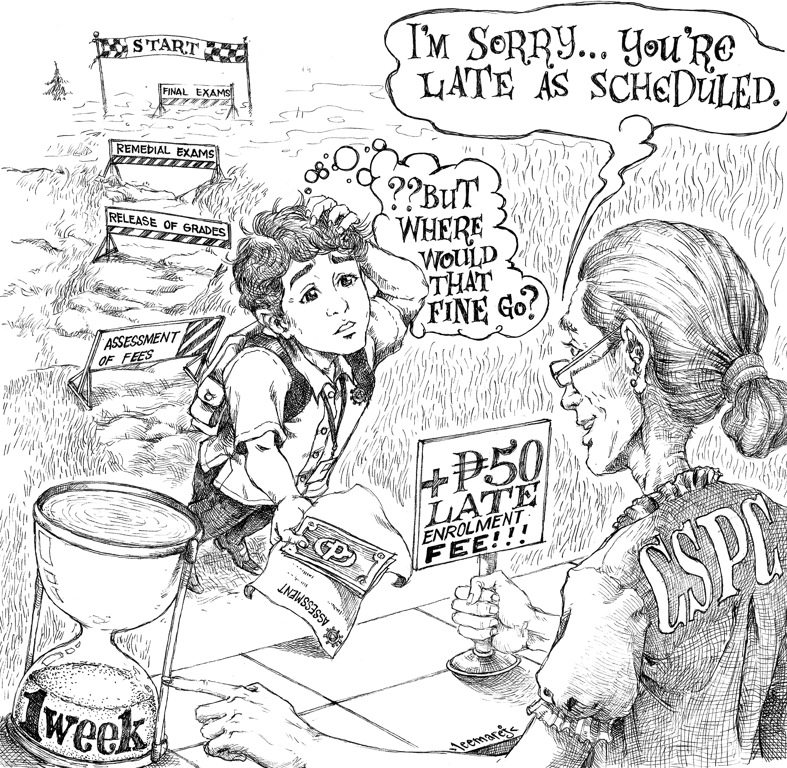 Edjournal Cartoon editorial cartoon by leemarej on DeviantArt