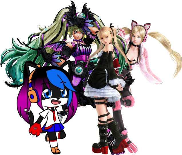 Marie rose, lucky chloe, sylive paula Deena the...