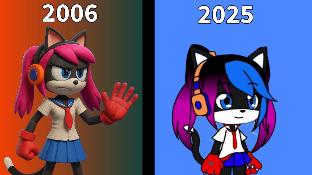 Evolution of Deena the cat