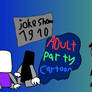 Joke show 1910 adult party cartoon (cringe series)