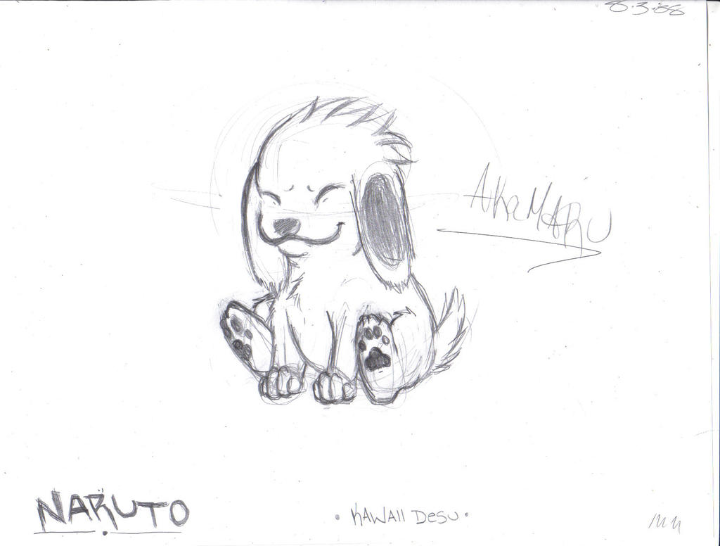Akamaru by wiccimm on DeviantArt
