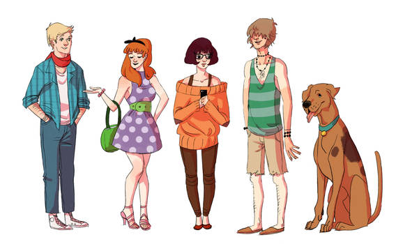 hipster scooby doo
