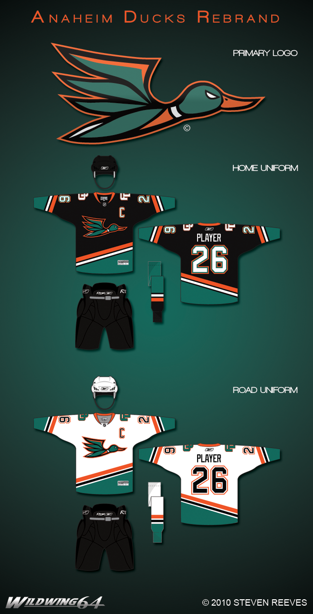 Anaheim Ducks Jersey Redesign (1/31) : r/AnaheimDucks
