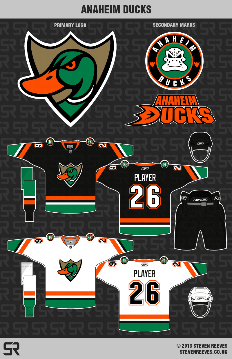 UNOFFICiAL ATHLETIC  Anaheim Ducks Rebrand