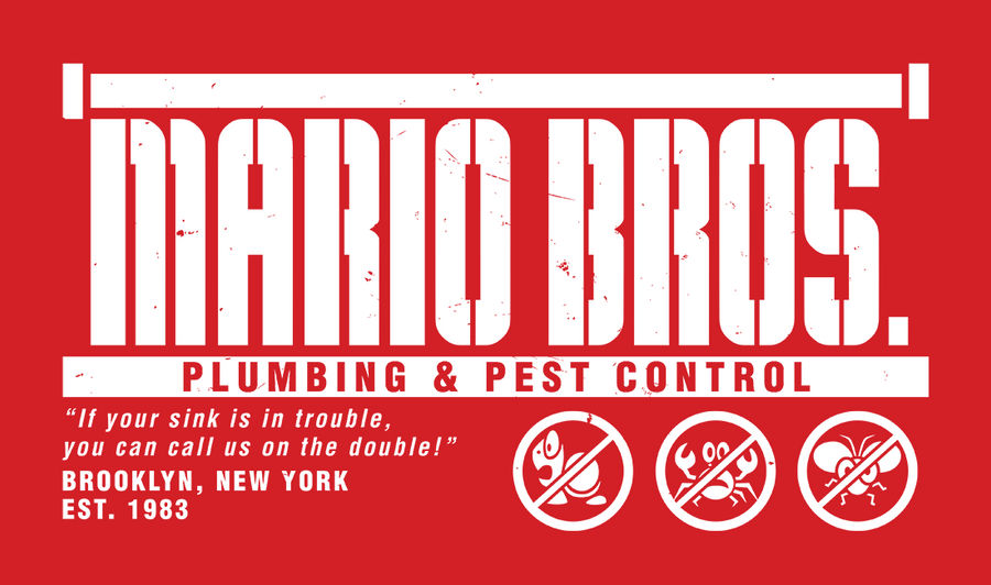 Mario Bros. Plumbing and Pest Control by wildwing64 on DeviantArt