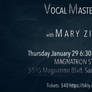 Mary's Vocal Master Class