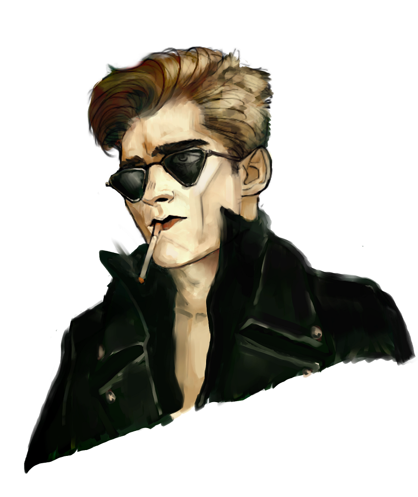 [Collab] Andrew Eldritch Portrait