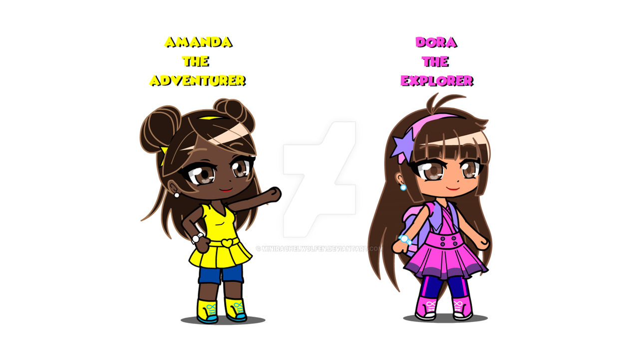 Teen Amanda x Teen Dora by MiniRachelWolfen on DeviantArt