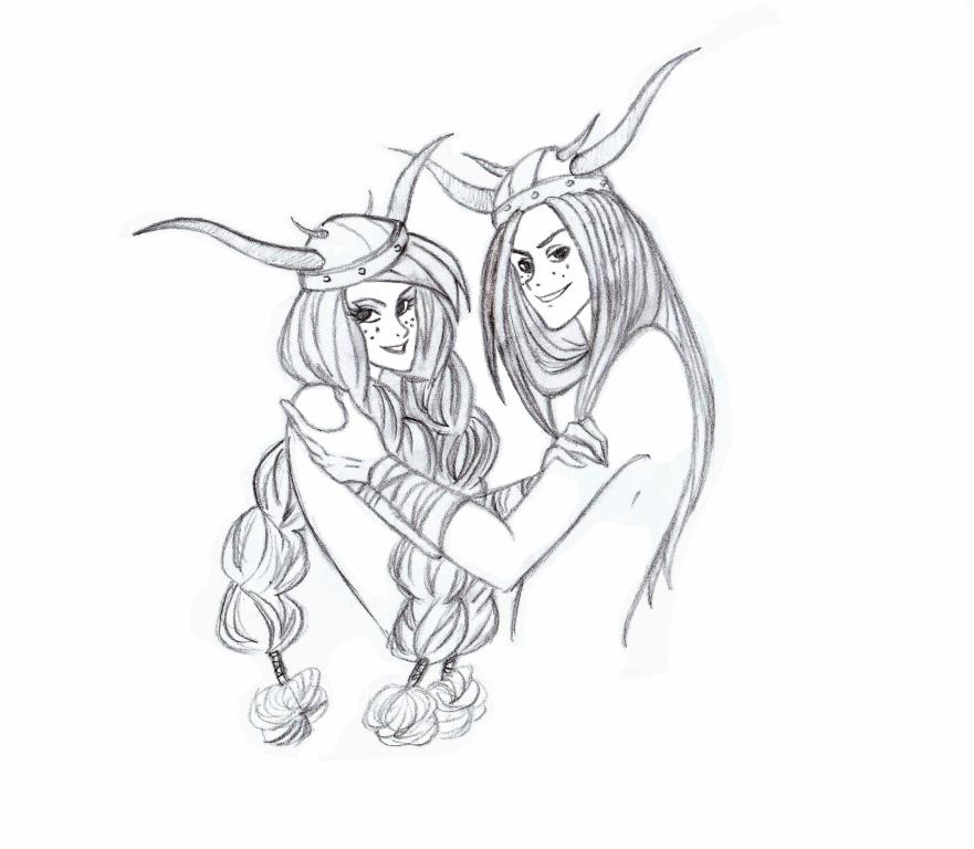 Realistic Ruffnut Drawing Tuffnut and Ruffnut by Lana125 on DeviantArt