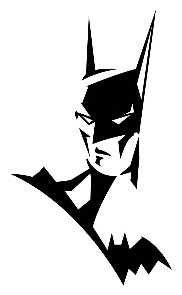 Batman - Black and White by nafasmotor on DeviantArt