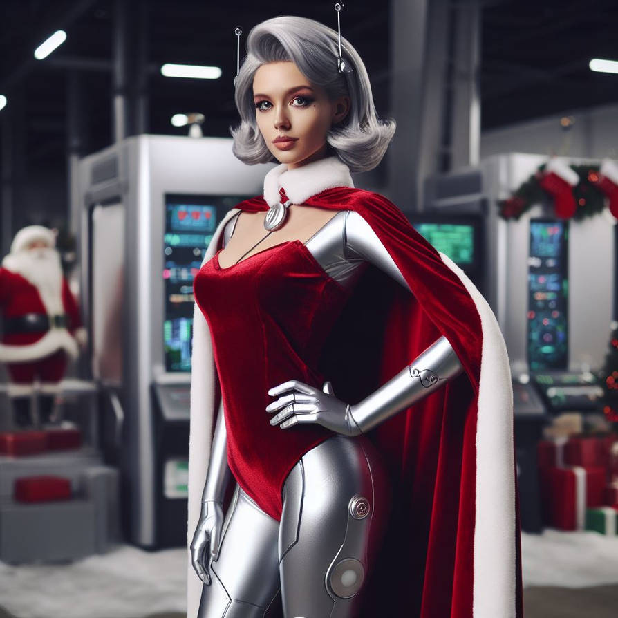 Calus Robot Robot Ms. Claus 36 by QueenJupyterMartin on DeviantArt