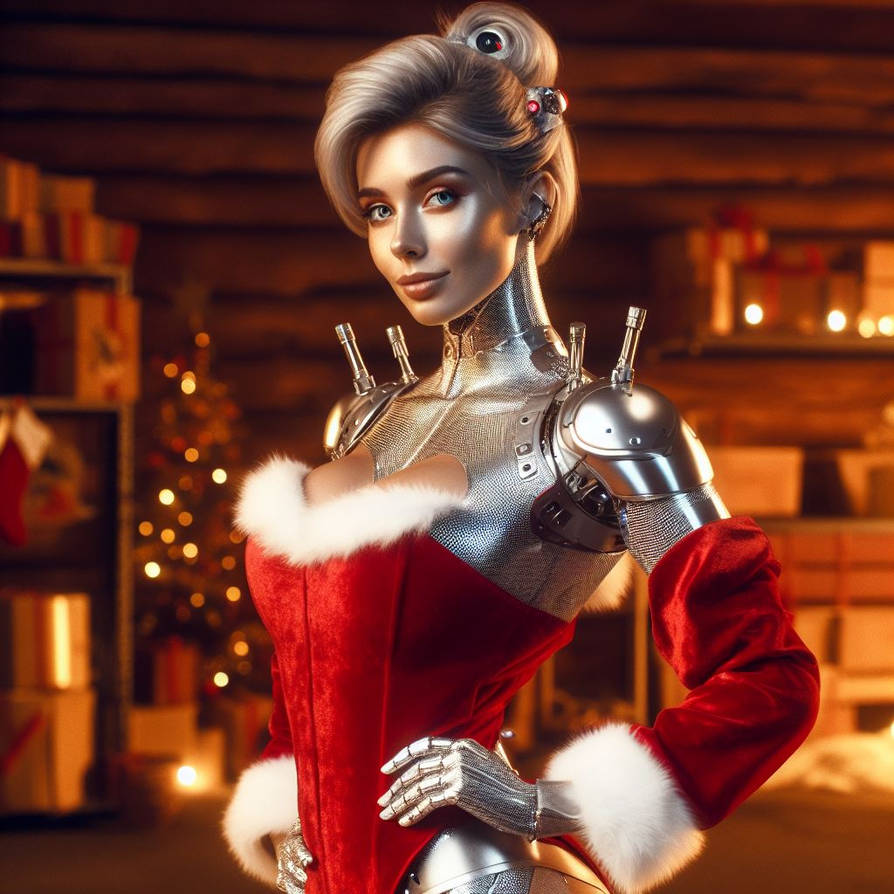 Calus Robot Robot Ms. Claus 109 by QueenJupyterMartin on DeviantArt
